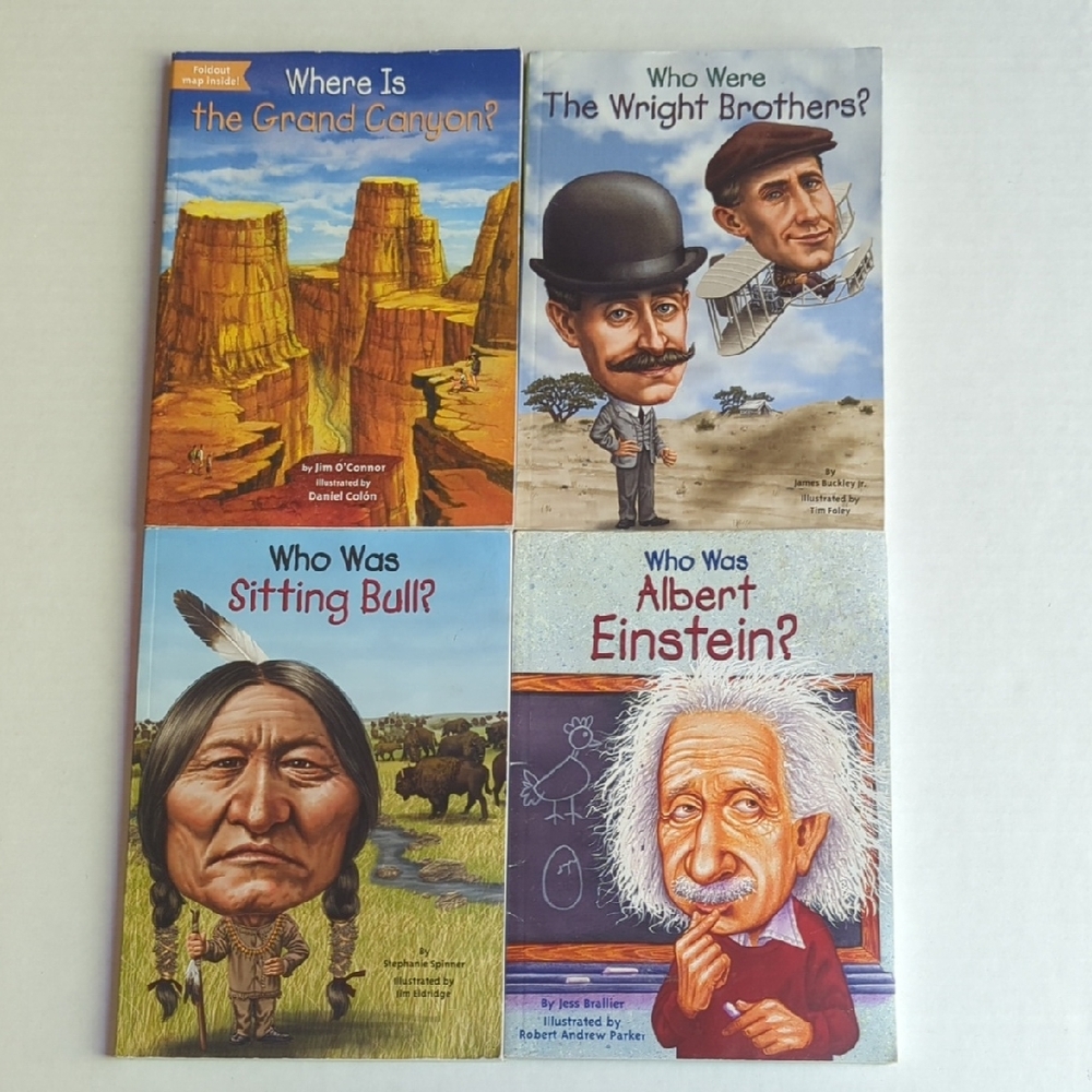 "Who Was" Book Bundle Set Of 4